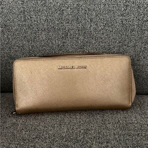 Michael Kors Metallic Gold Wallet